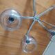 Pendant light, vintage chandelier from the 70s, Delmas