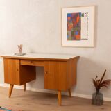 Freestanding Wooden Desk, 1950s