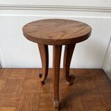 Vintage wooden side table / stool