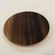 Vintage wooden cups and saucers in teak
