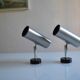 Staff leuchten pair of 1960s pipe wall lights