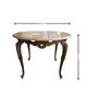 Table basse en bronze de style Louis XV avec plateau en marbre, XXe siècle