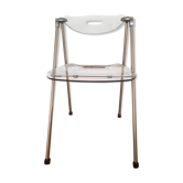 Vintage folding transparent chair