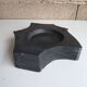 Large brutalist slate catchall from Trélazé, 1970s.