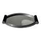 Vintage black two-handled mirror tray 26x38