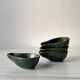 Green ceramic avocado ramekins