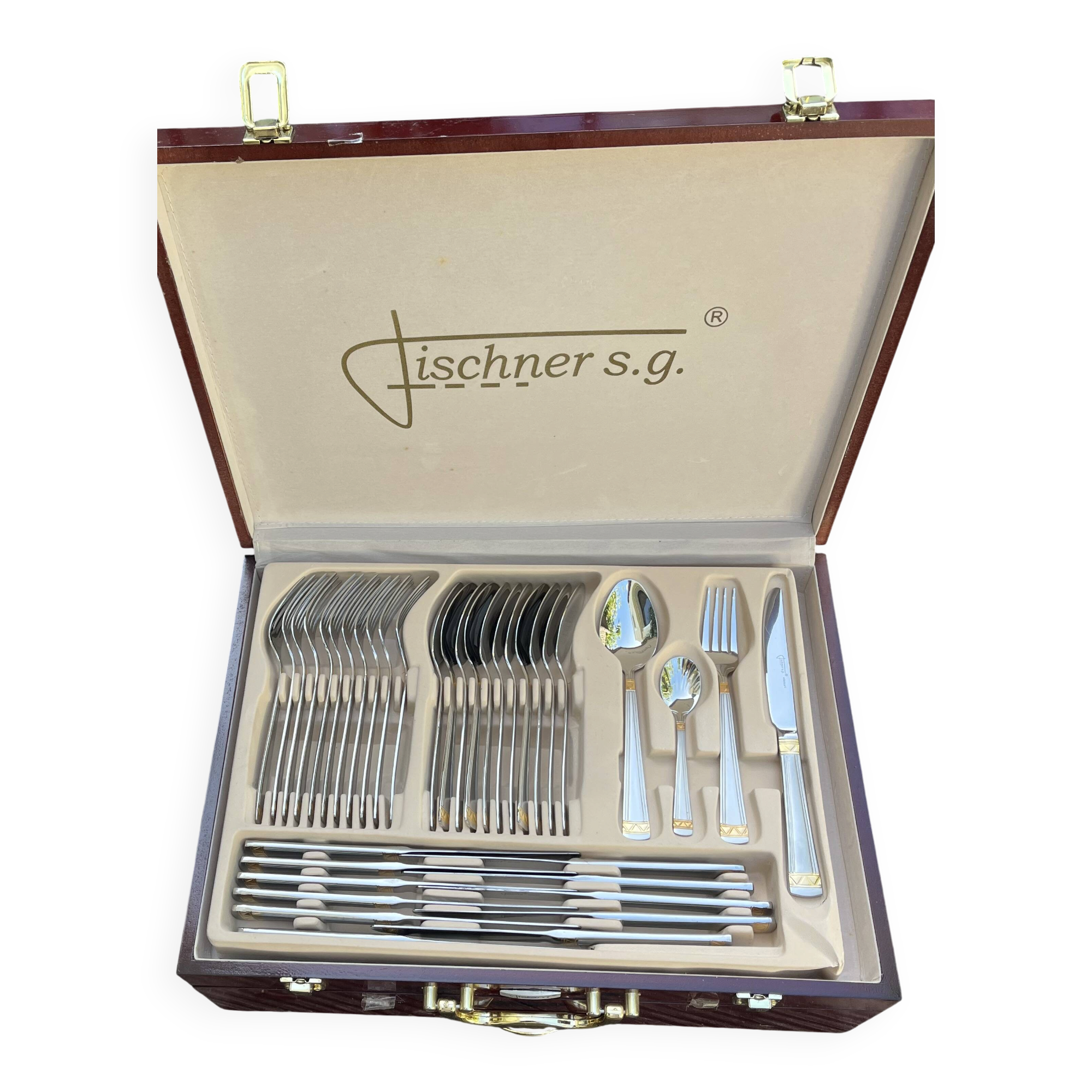 72-piece cutlery set Fischner. As new. Never used.