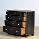 Oak and pine chest of drawers, 1910s
