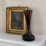 70' smoked glass vase