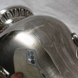 tea and coffee set 5 pieces in silver metal Gallia for Christofle model "Malmaison"