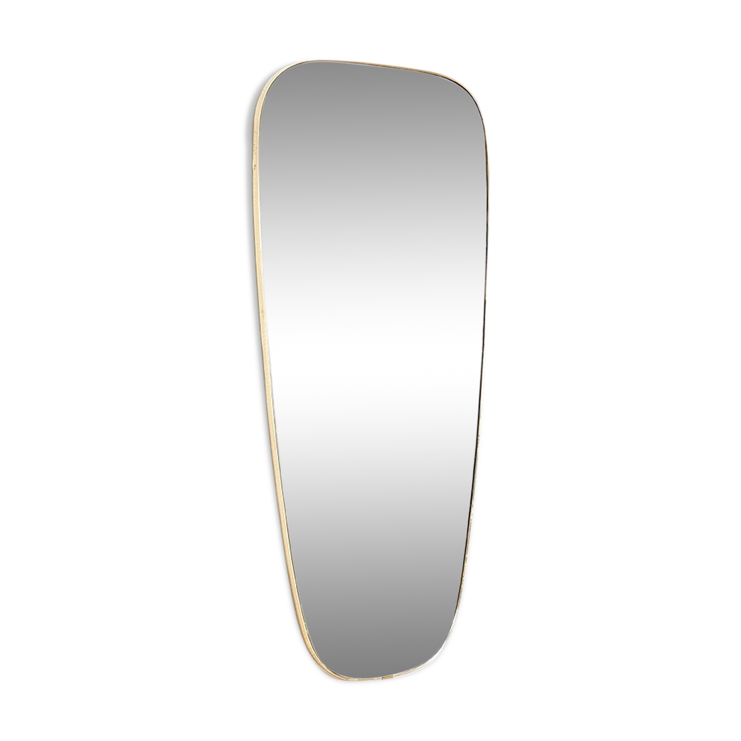 Miroir rétroviseur doré 1950