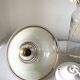 Art Deco granite pendant light