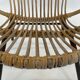 Chaise vintage en rotin par Dirk van Sliedregt Rohe Noordwolde 1960 aux Pays-Bas