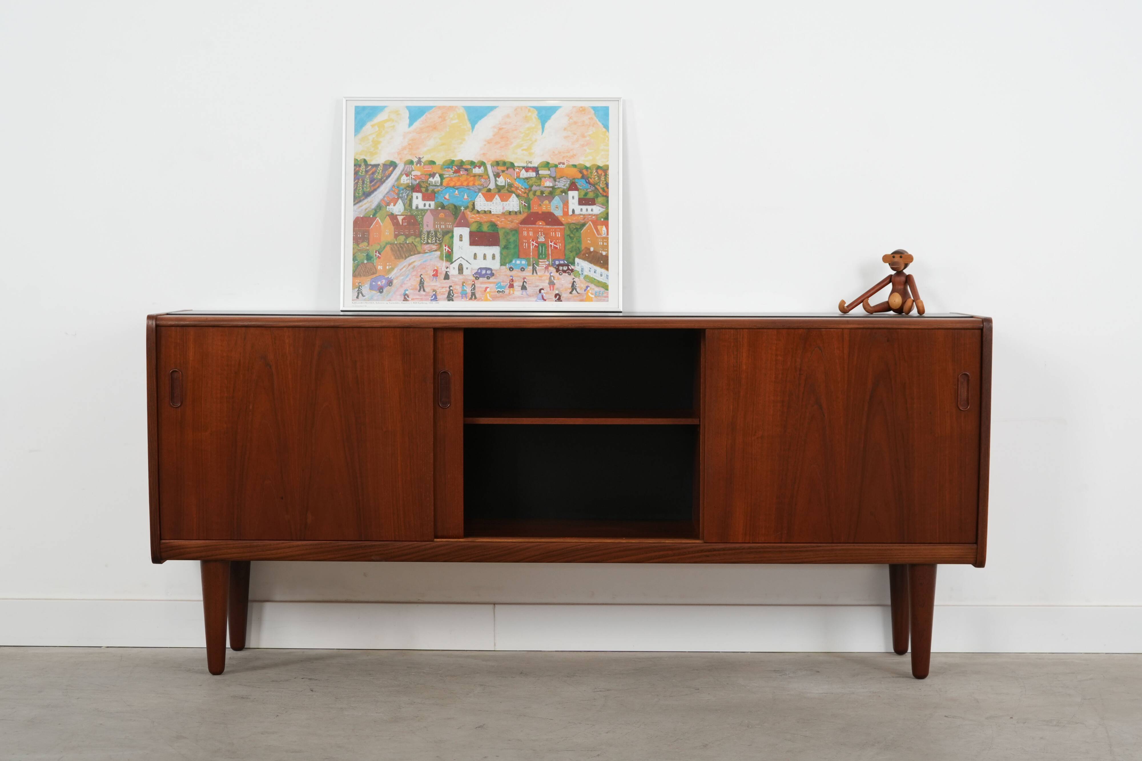 Teak sideboard, Danish design, 1970s, production: Denmark