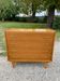 Vintage Mid-Century Scandinavian chest of drawers with tapered legs, 4 drawers, Oak, 1950s.