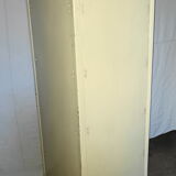 Painted metal ophthalmologist's corner display case, early 20th century