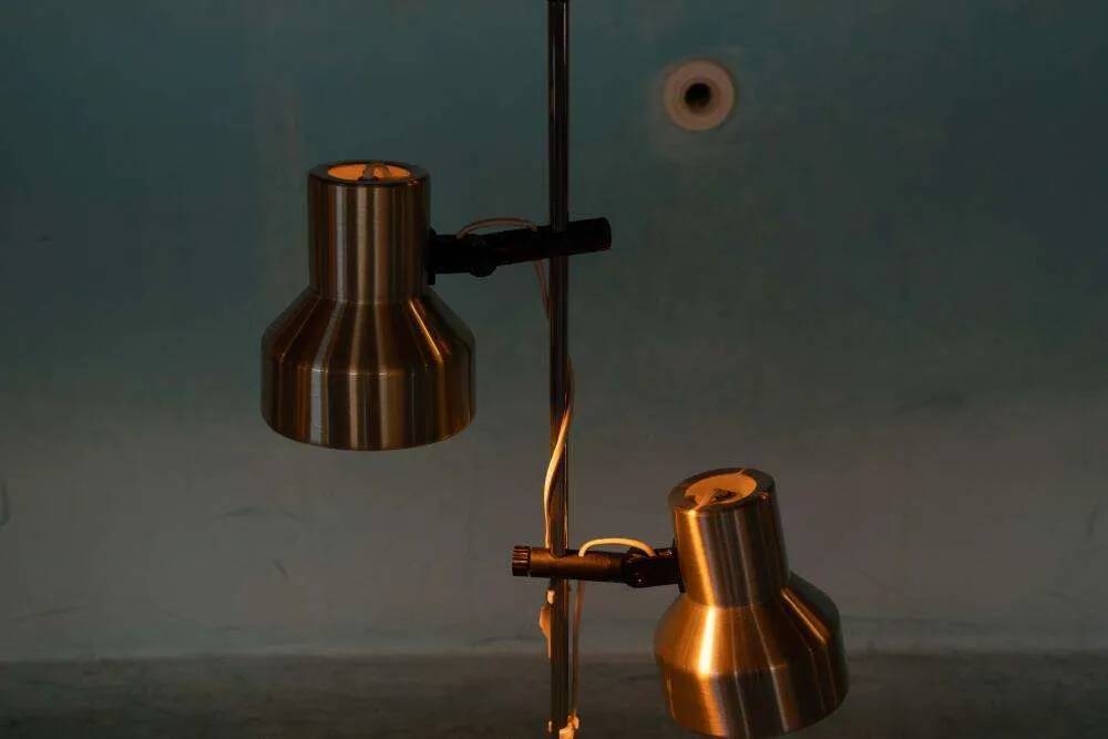Scandinavian floor lamp Belid with adjustable spots from the 1960s.