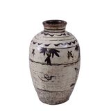 Cizhou - Chinese glazed alcohol jar no. 3