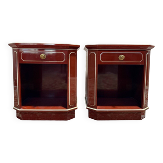 Pair of bedside tables 1970 "Maurice Hirsch"