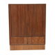 Xxl vintage rosewood sideboard / highboard made in the 60s