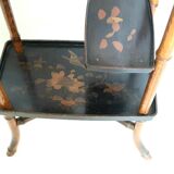 Perret and Vibert shelf in bamboo and Japanese lacquer