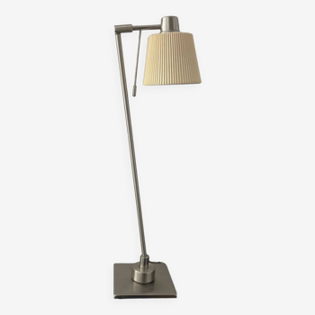 Design articulated lamp in brushed stainless steel