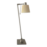 Design articulated lamp in brushed stainless steel