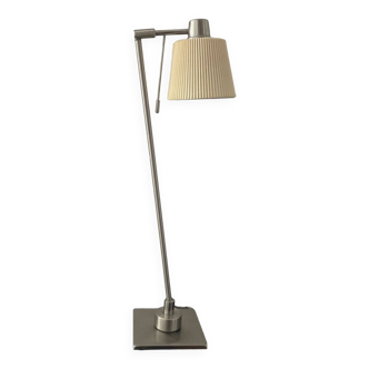Design articulated lamp in brushed stainless steel