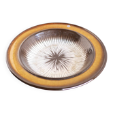 Large mid-century modern pottery Cleo bowl by Mari Simmulson for Uppsala Ekeby, 1970s