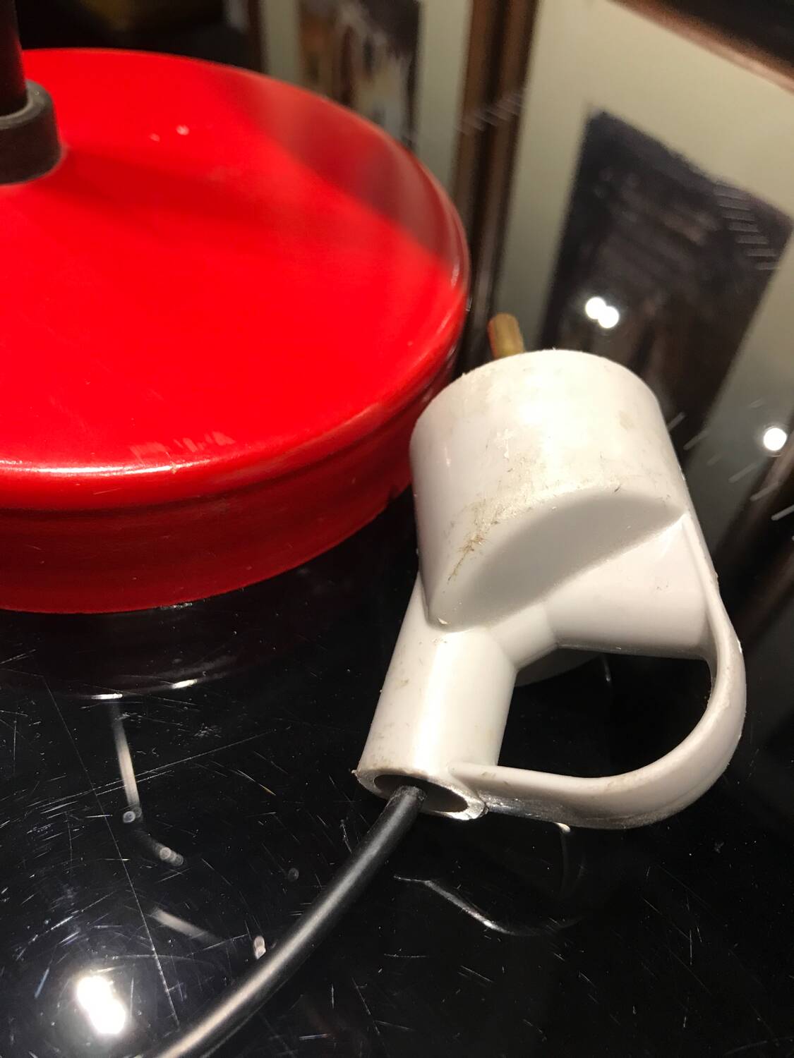 Massive 70s desk lamp