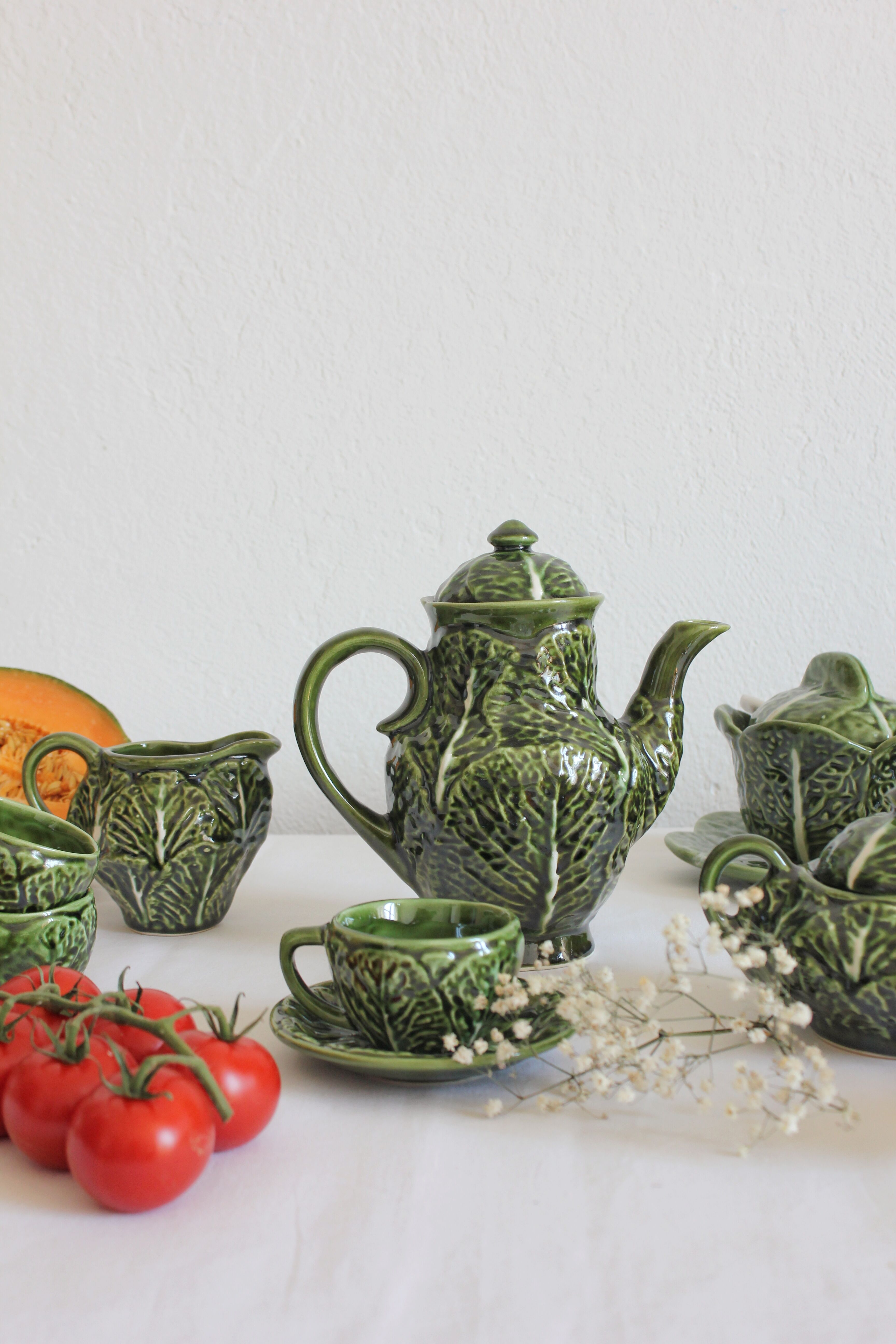 Vintage Cabbage Leaf Slush Coffee Maker