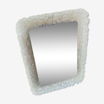 Miroir vintage plastique, 74x59 cm