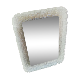 Miroir vintage plastique, 74x59 cm