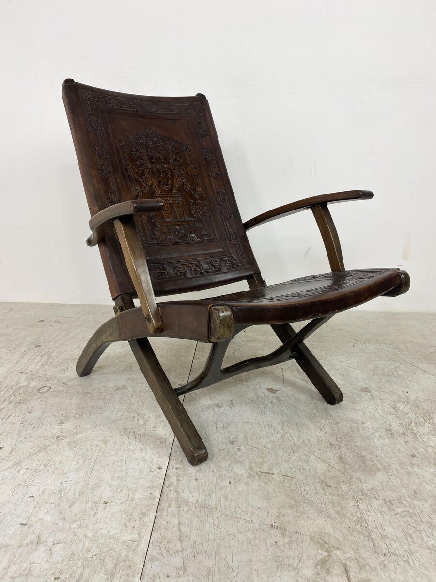 Fauteuil vintage par Angel I. Pazmino pour Muebles de Estilo 1960