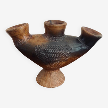 Primitive art vase circa 1960