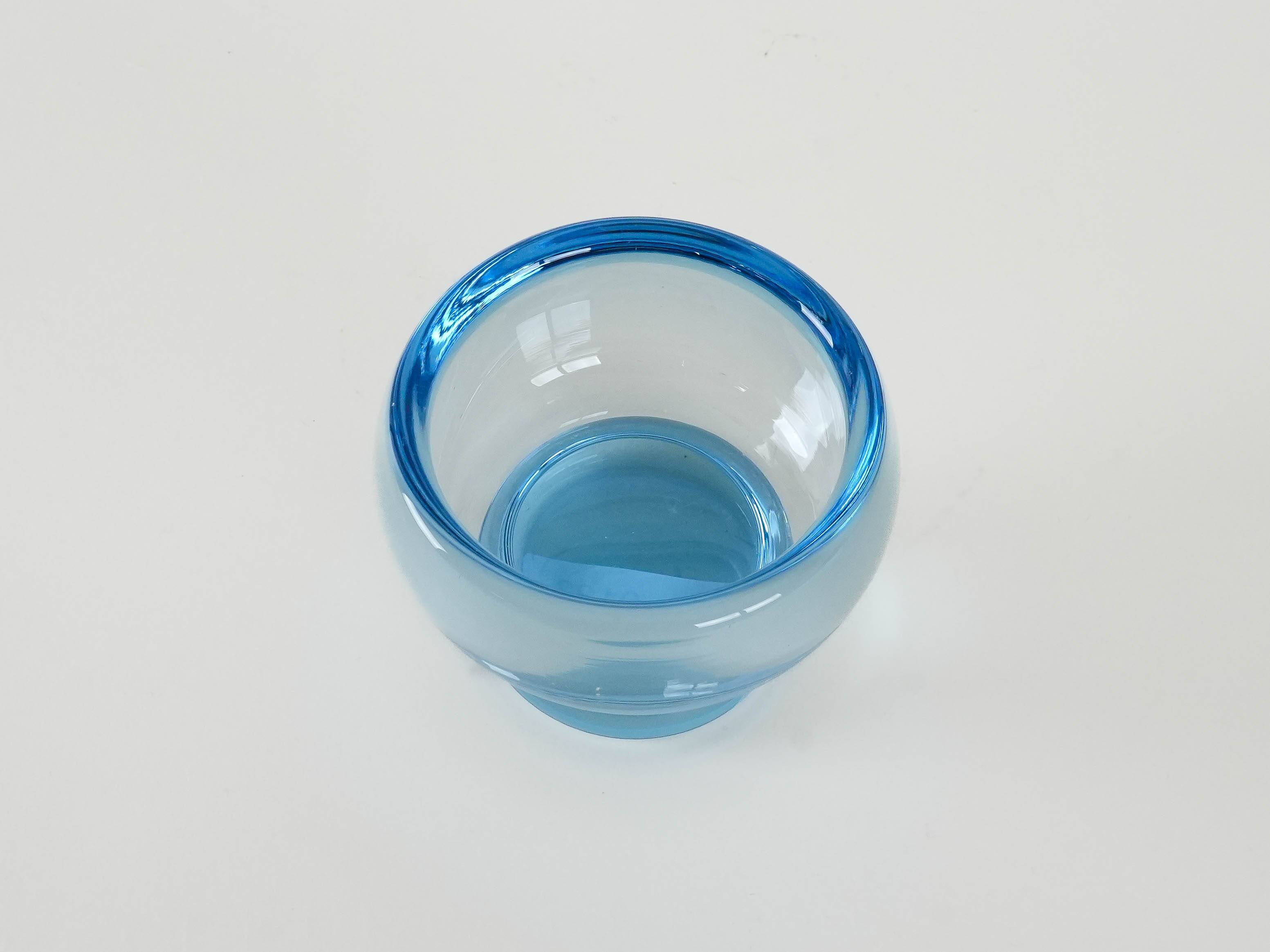 Akva bowl, Danish design, 1960s, manufacturer: Holmegaard, designer: Per Lü