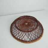 Brown wicker basket