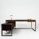 Minister's desk set + sideboard, Claude Gaillard for Ligne Roset, 1970