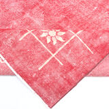 7x10 pale red large turkish rug, 203x310cm