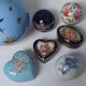 Vintage Limoges porcelain heart box