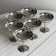 6 stainless steel footed bowls, Letang Remy style