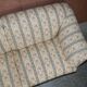 Large canapé Antique Howard & Sons Portarlington original tapestry ticking