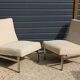 Pair of Georges Friedmann lounge chairs
