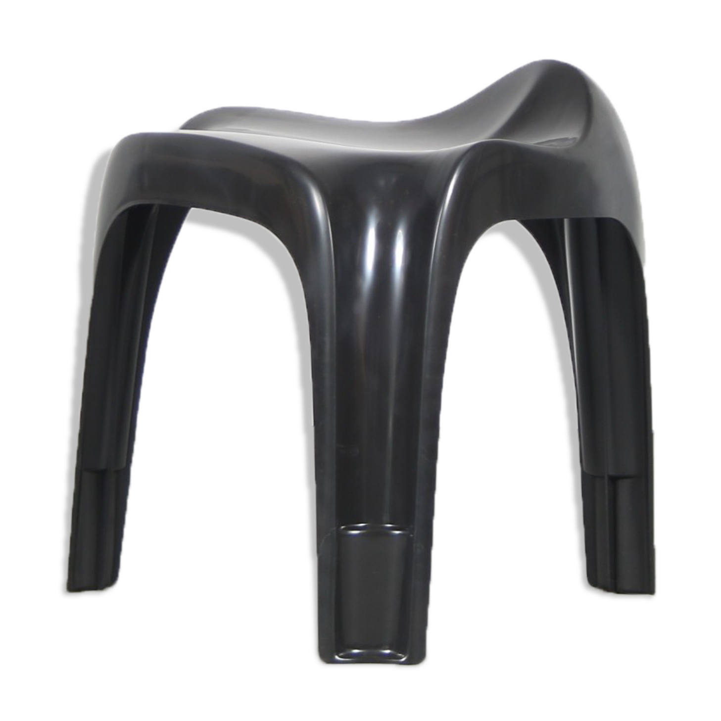 2000s Black “Casalino” stool by Alexander Begge for Casala, Germany