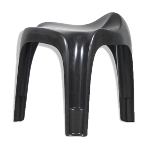 Tabouret noir « Casalino »