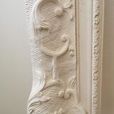 Large frame montparnasse foliage carved wood patinated