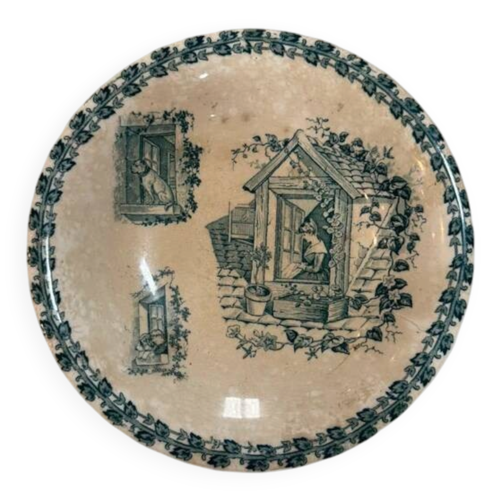 Ironstone compote dish