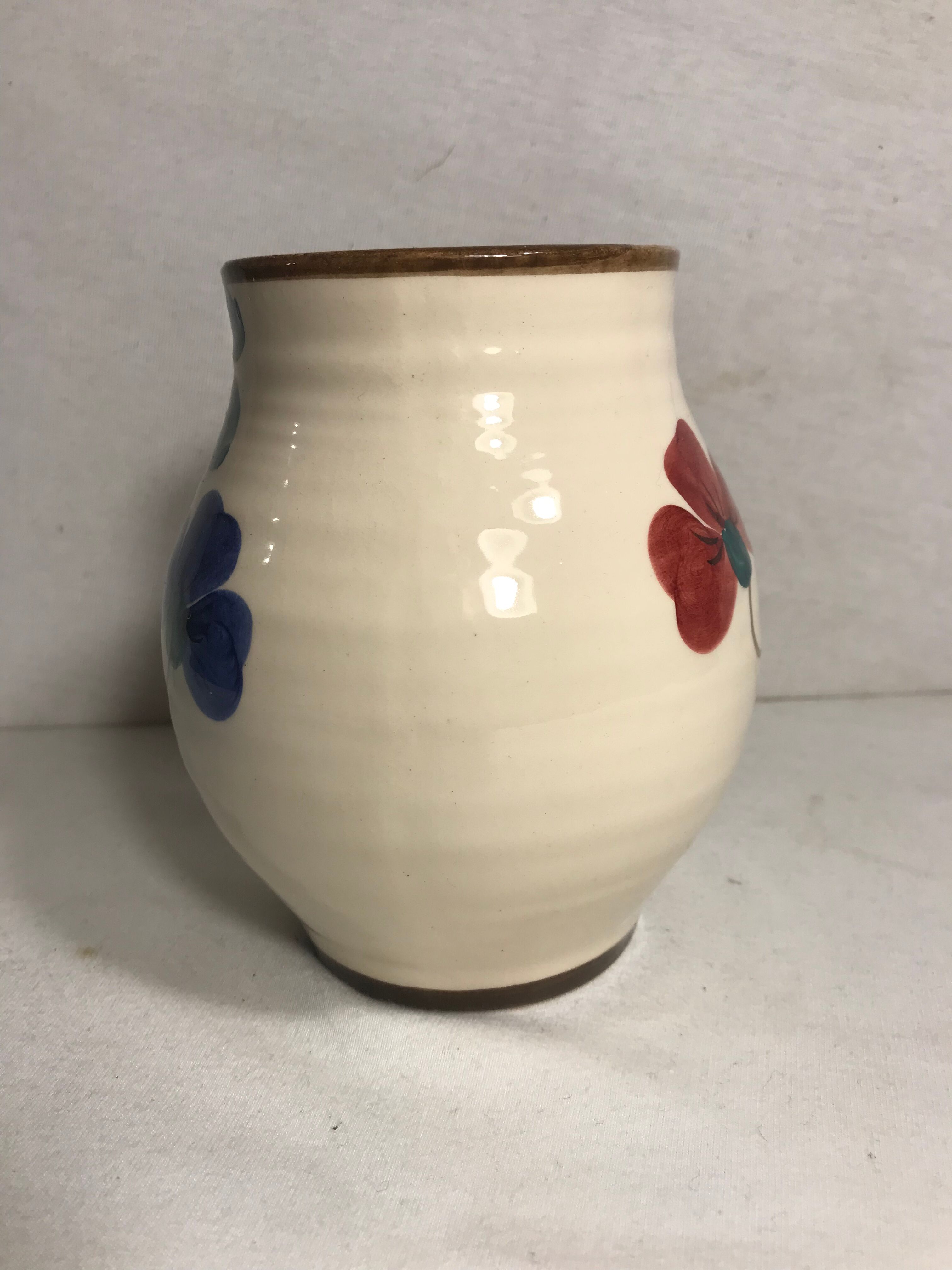 Ceramic vase St Amand, France