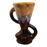 Vase soliflore Gien anse