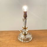 Art deco crystal blade base Val St Lambert Belgium glass & mirror